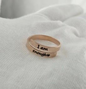 I Am Enough Ring